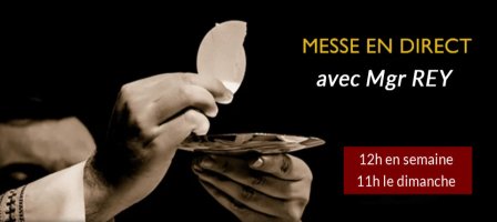 12H en DIRECT - Messe avec Mgr Rey