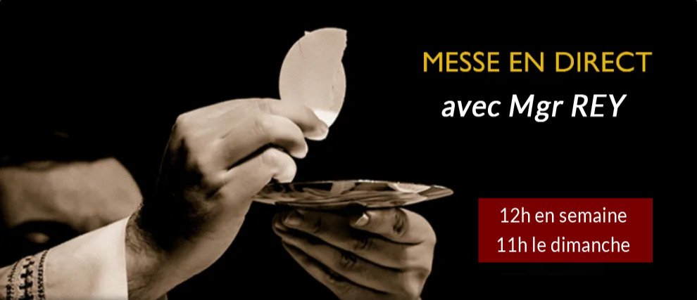 12H en DIRECT - Messe avec Mgr Rey