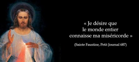 Prions pour faire connaitre la Miséricorde Divine