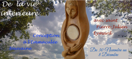 Petite Neuvaine à l'Immaculée Conception… De la vie intérieure