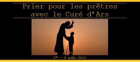 Prions pour les prêtres avec le Curé d'Ars