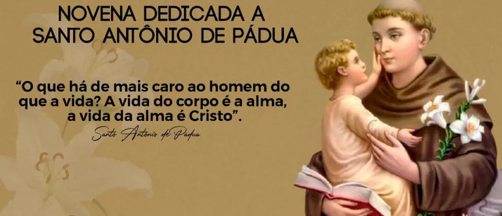 Novena dedicada a Santo Antônio de Pádua