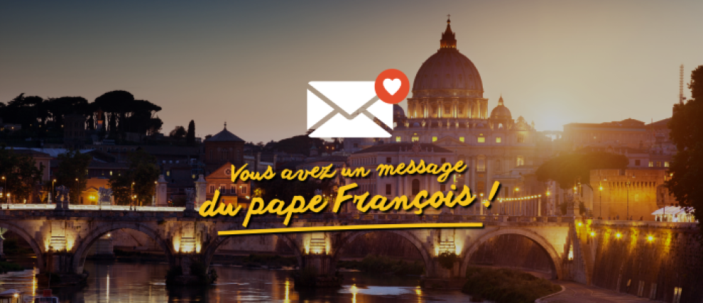 Prions avec les tweets du pape François en images