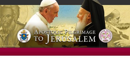 Prions pour le voyage en Terre Sainte du Pape François