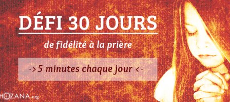 Prions pour le Défi 30 jours