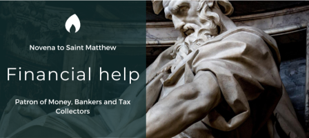 Financial help: novena to Saint Matthew