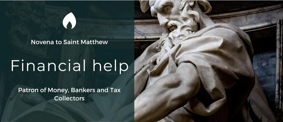 Financial help: novena to Saint Matthew