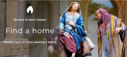 Find a home: novena to Saint Joseph