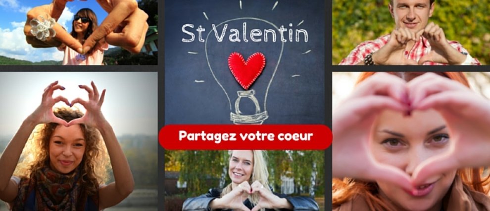 Prions pour partager notre coeur à la Saint Valentin !