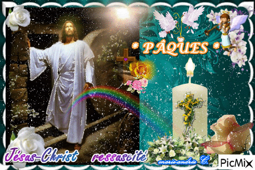 * Jésus - ressuscité - * - GIF animé gratuit