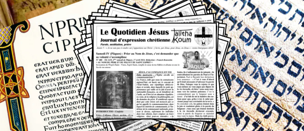 Un journal catho - Le Quotidien Jésus