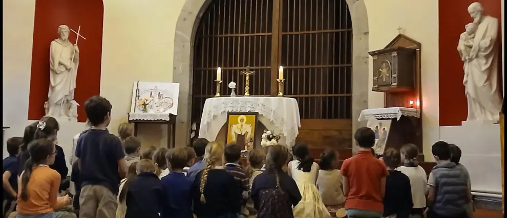 Pri&egrave;re des enfants pour la Paix