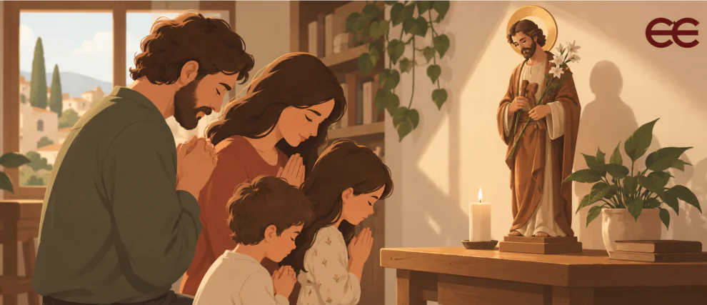 Con San Jos&eacute; Obrero por el sustento de nuestras familias