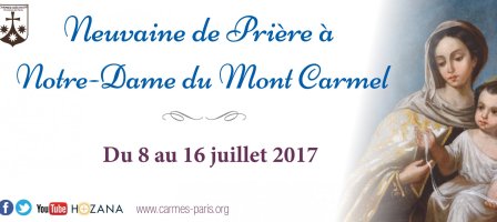 Neuvaine Notre-Dame du Mont-Carmel 8-16 juillet