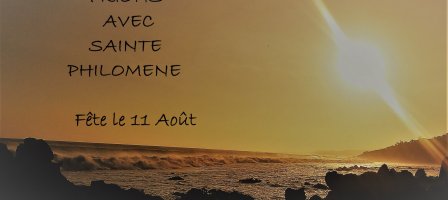 Prions avec Sainte Philomène