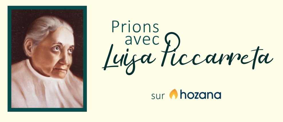 Prions avec Luisa Piccarreta - Hozana