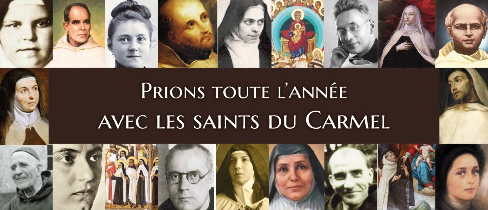 Prions toute l'année avec les saints du Carmel