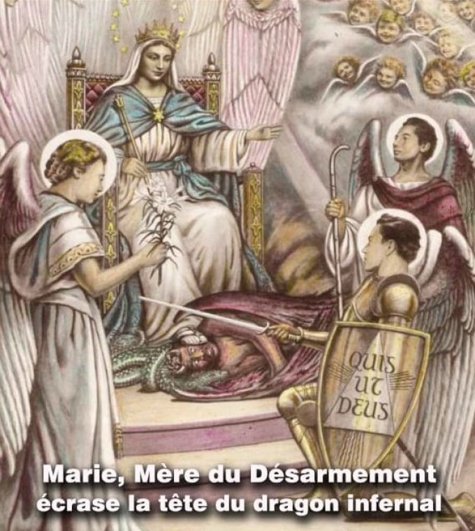 Prions avec Marie, Mère du Désarmement pour notre Archevêque
