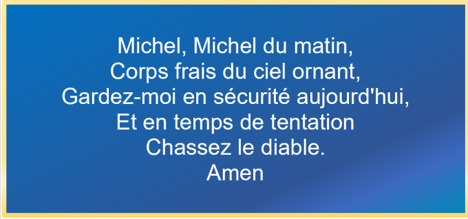 Priere De Protection A Saint Michel Archange Hozana