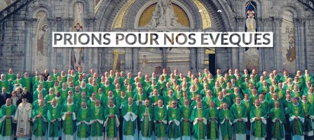 Prions avec nos évêques !
