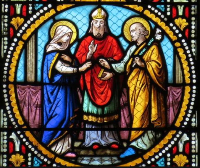 Saint Joseph époux de la Vierge Marie et  patron de la bonne mort 